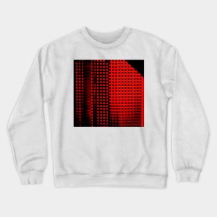 Abstract in red and black Crewneck Sweatshirt